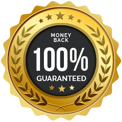 Gold 90-day money-back guarantee seal